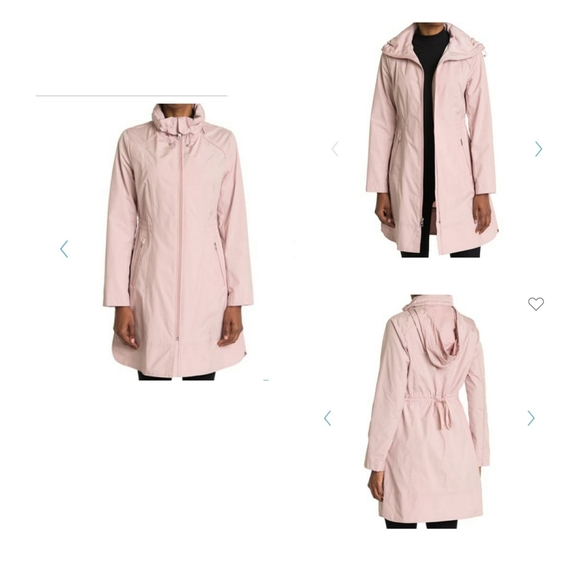 Cole Haan Packable Hooded Raincoat - Picture 11 of 11